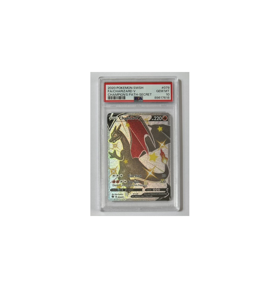 Pokémon Charizard V Champions Path/079/EN - PSA 10