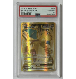 Pokémon Dragonite EX Evolutions/106/EN - PSA 10