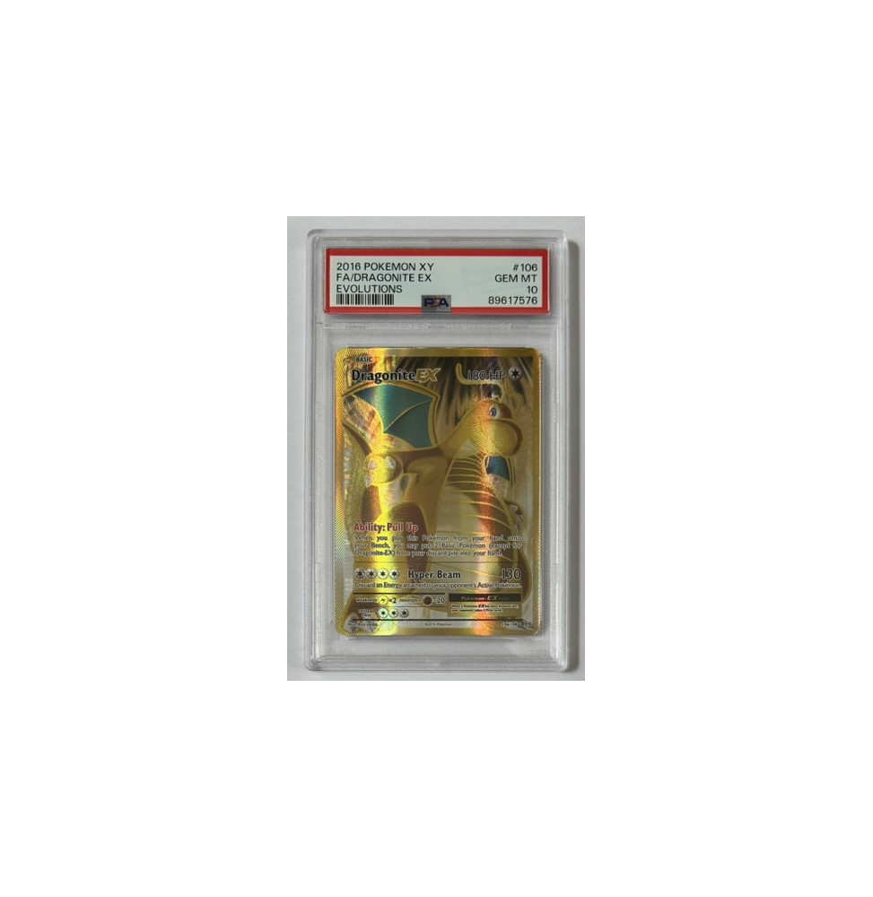 Pokémon Dragonite EX Evolutions/106/EN - PSA 10