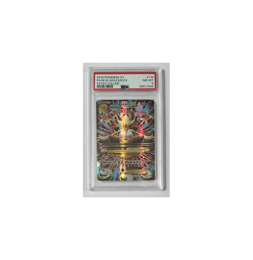 Pokémon Alakazam EX Fates Collide/118/EN - PSA 8