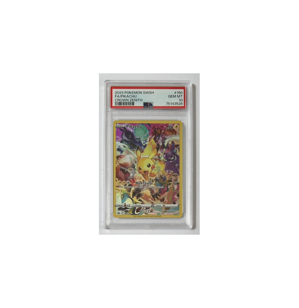 Pokémon Pikachu Crown Zenith/160/EN - PSA 10