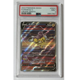 Pokémon Raikou V Crown Zenith /GG 41/EN - PSA 9