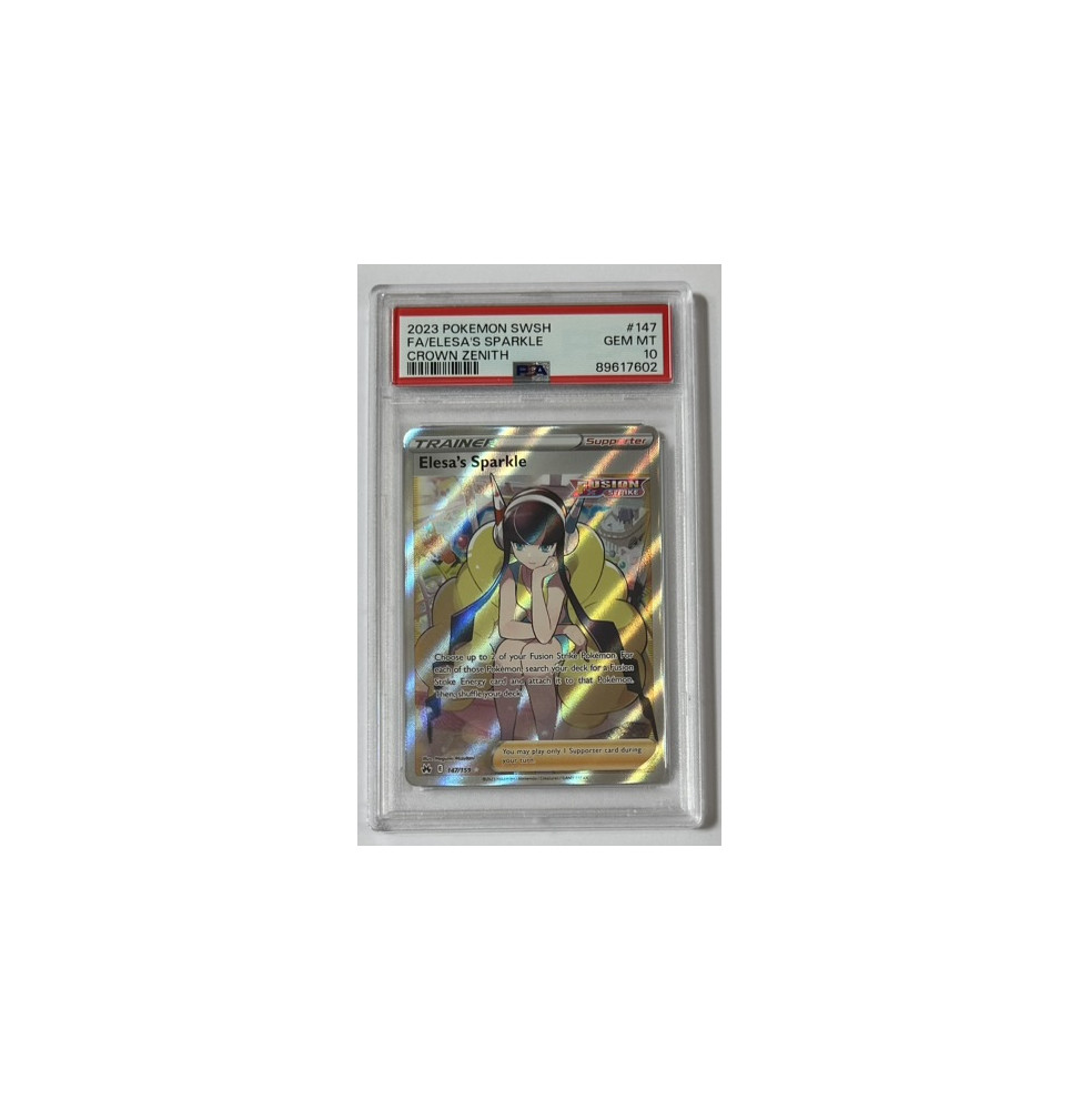 Pokémon Elesa's Sparkle Crown Zenith /147/EN - PSA 10