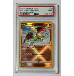 Pokémon Radiant Charizard Crown Zenith /020/EN - PSA 9