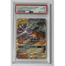 Pokémon Reshiram&Charizard GX Unbroken Bonds/20/EN - PSA 6