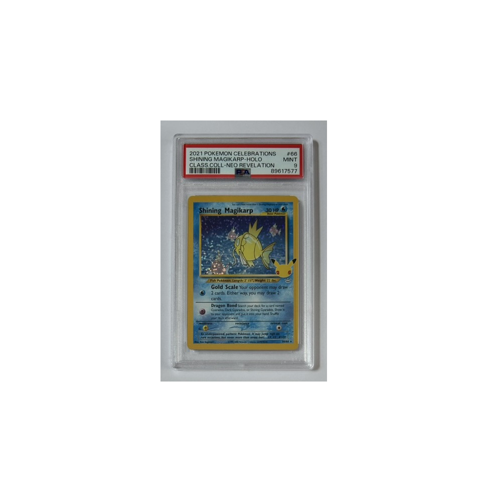 Pokémon Shining Magikarp Celebrations /66/EN - PSA 9