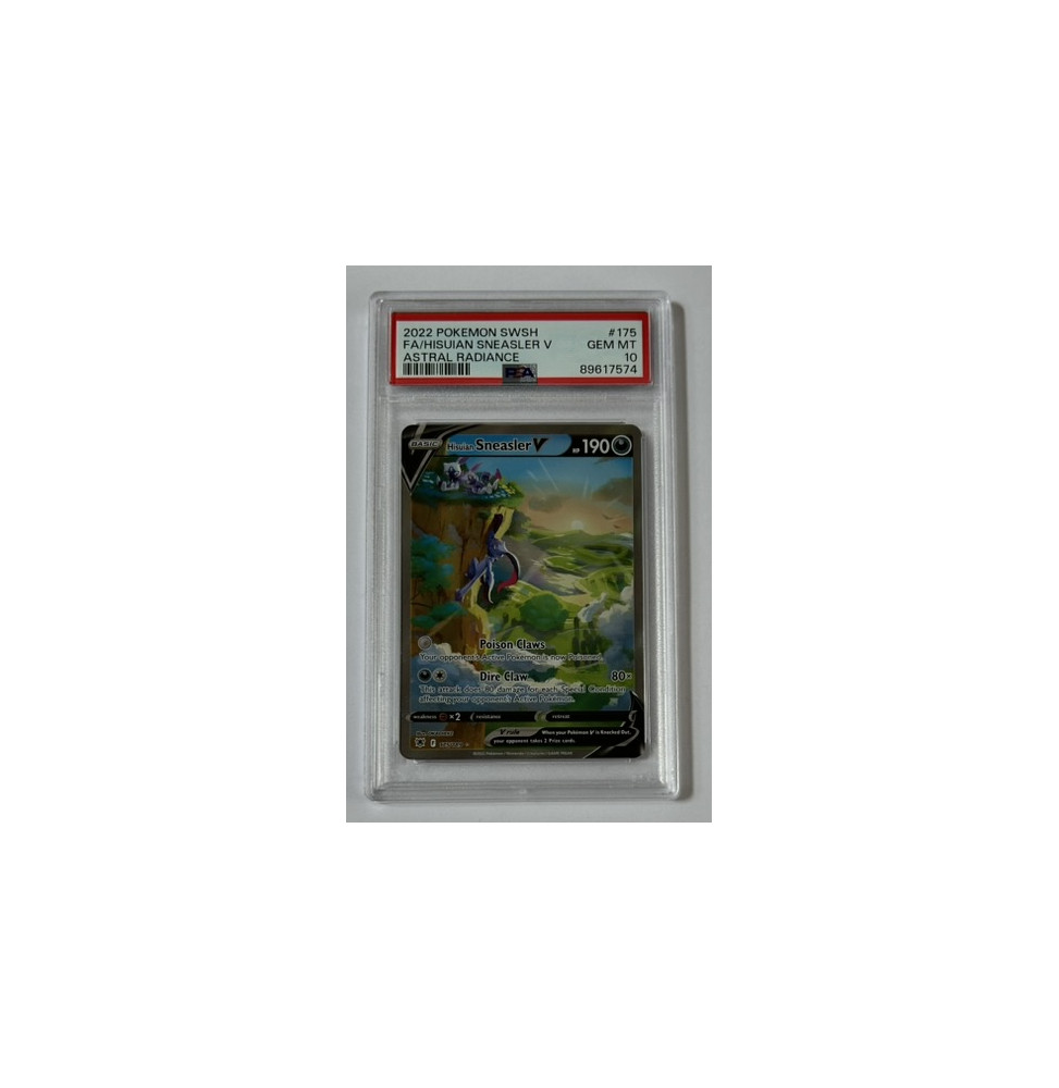 Pokémon Hisuian Sneasler V Astral Radiance/175/EN - PSA 10