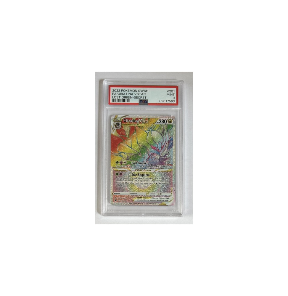 Pokémon Giratina VSTAR Lost Origin/201/EN - PSA 9