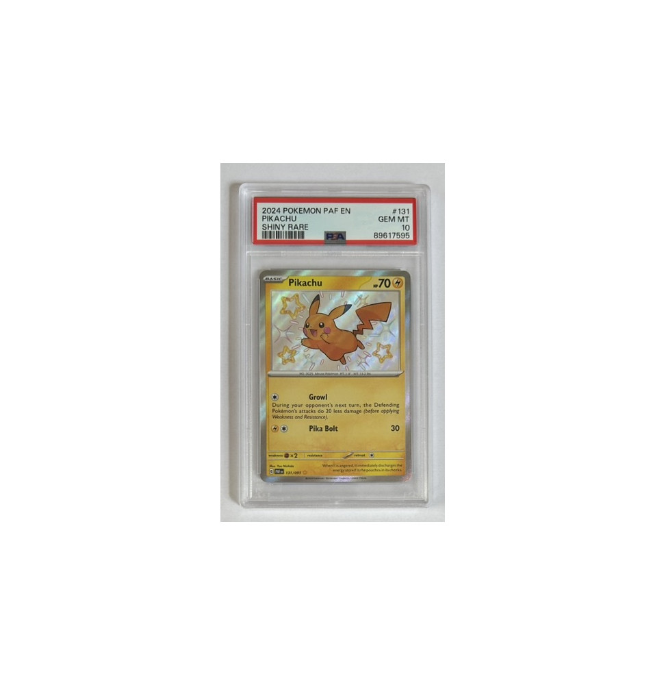 Pokémon Pikachu PAF/131/EN - PSA 10