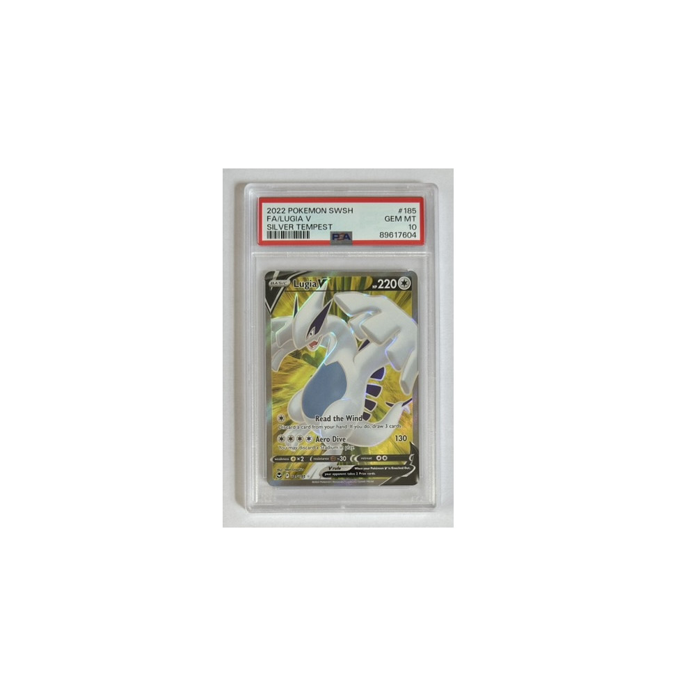 Pokémon Lugia V Silver Tempest/185/EN - PSA 10