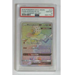 Pokémon Blacephalon GX Lost Thunder/219/EN - PSA 10