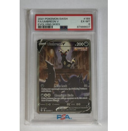 Pokémon Umbreon V Evolving skies/189/EN - PSA 6