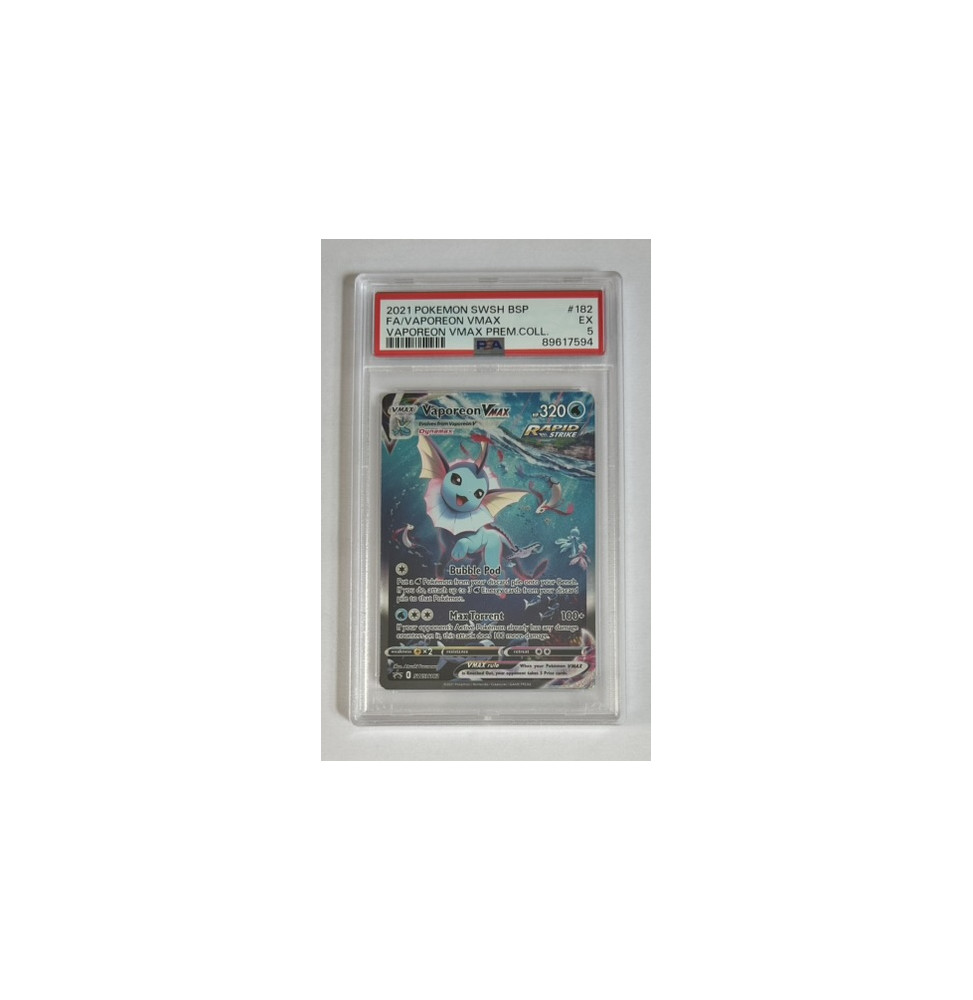 Pokémon Vaporeon VMAX Promo/182/EN - PSA 5