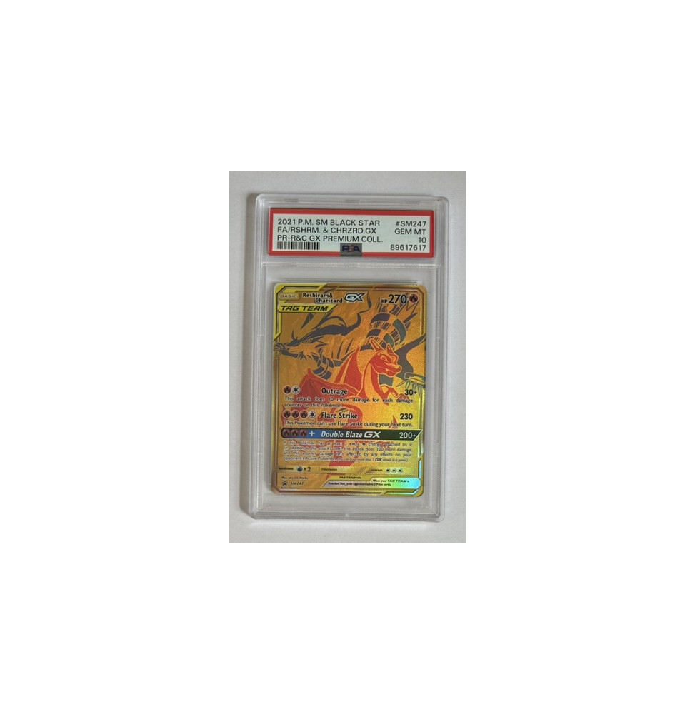 Pokémon Reshiram & Charizard GX Promo/247/EN - PSA 10