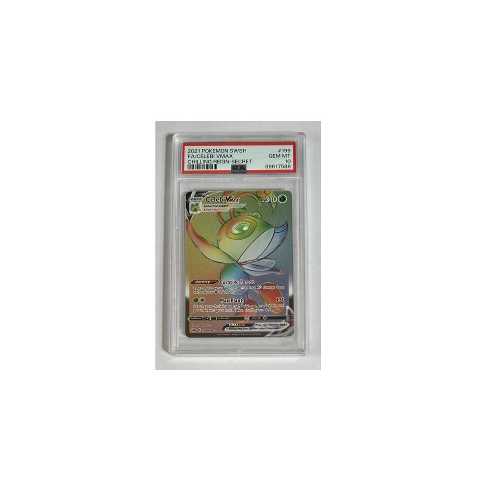 Pokémon Celebi VMAX Chilling Reign/199/EN - PSA 10