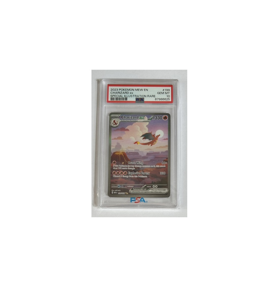 Pokémon Charizard EX 151/199/EN - PSA 10