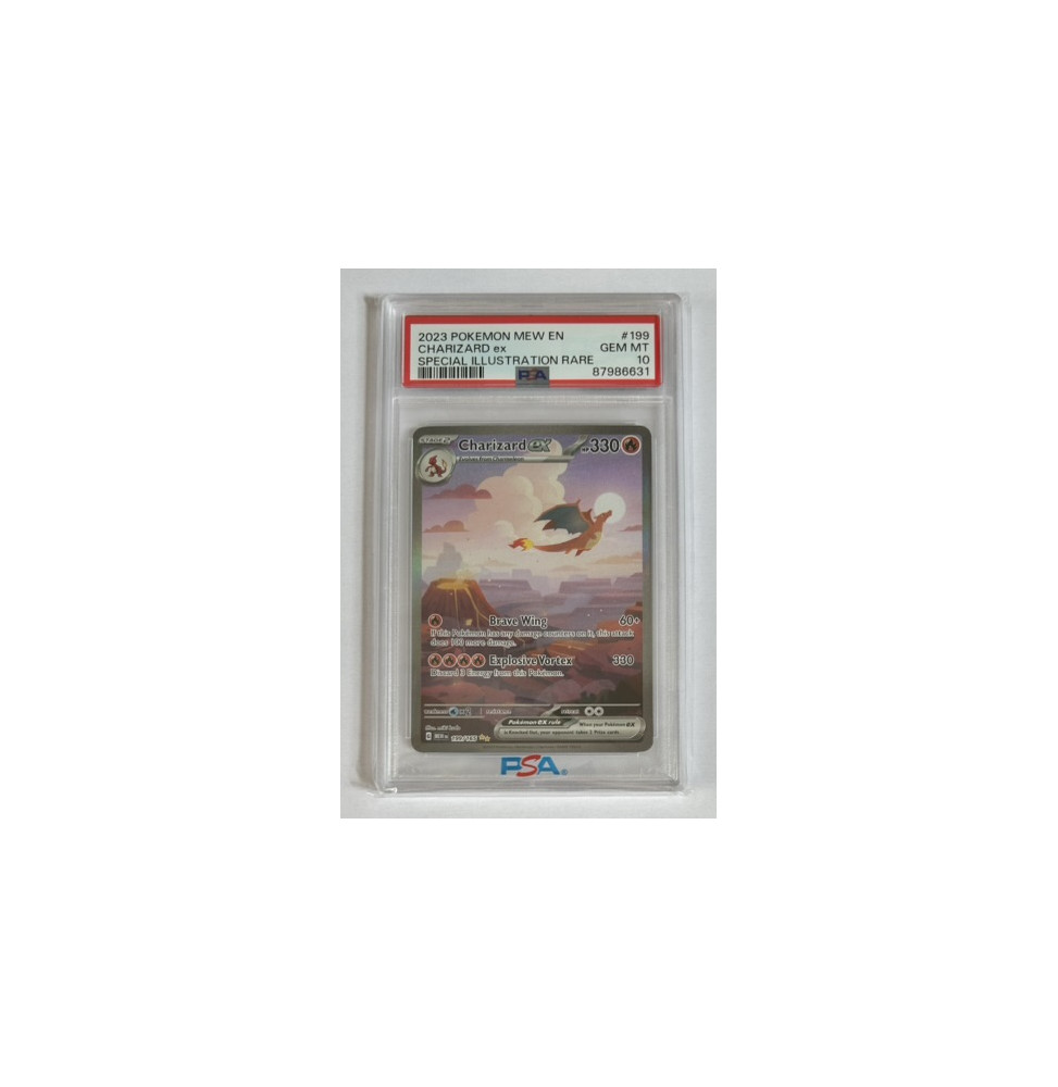 Pokémon Charizard EX 151/199/EN - PSA 10