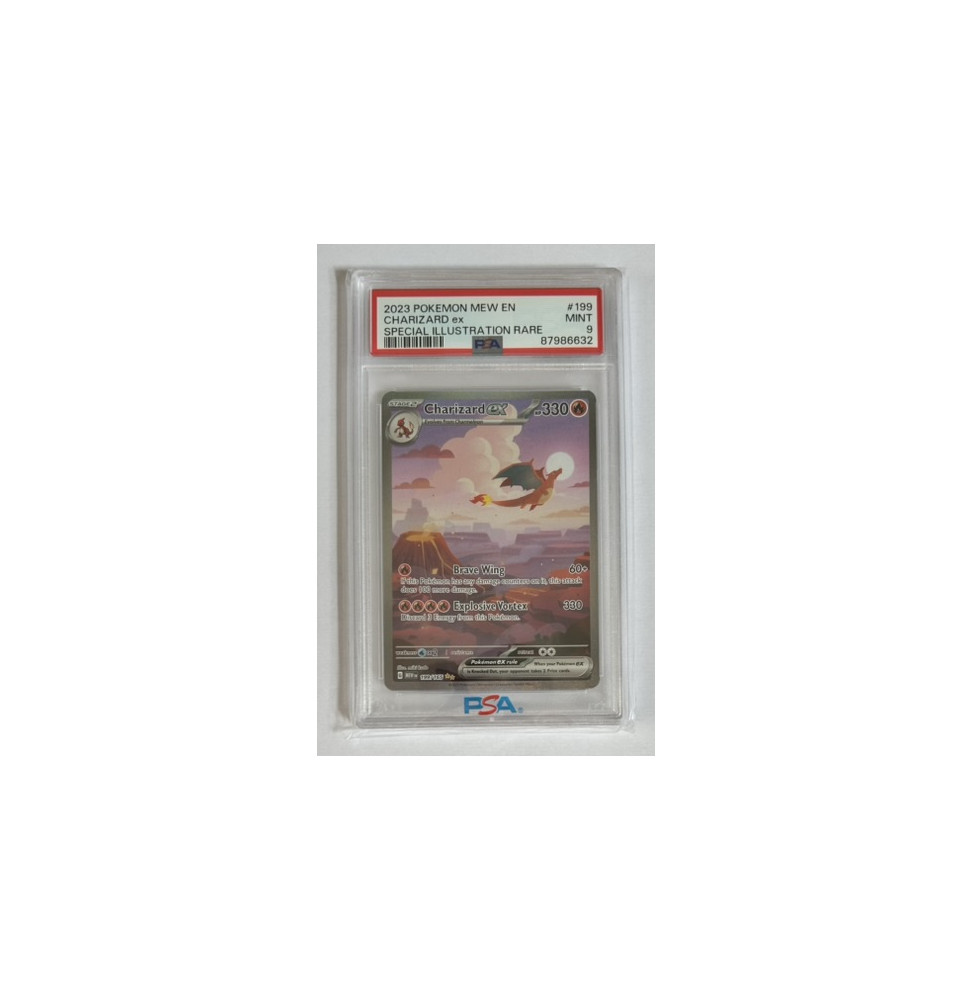 Pokémon Charizard EX 151/199/EN - PSA 9