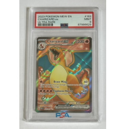 Pokémon Charizard EX 151/183/EN - PSA 9