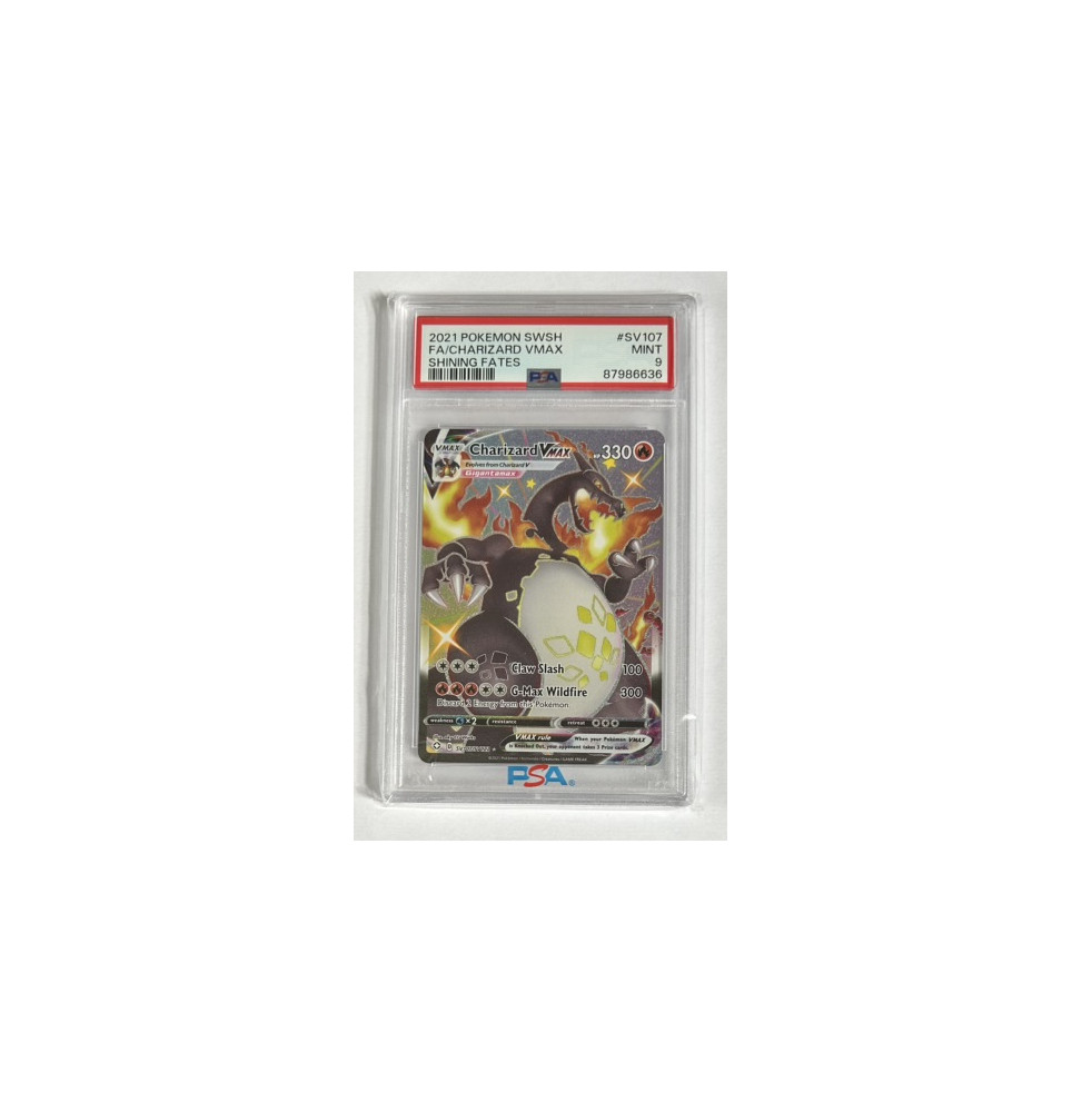 Pokémon Charizard VMAX Shining Fates/SV107/EN - PSA 9