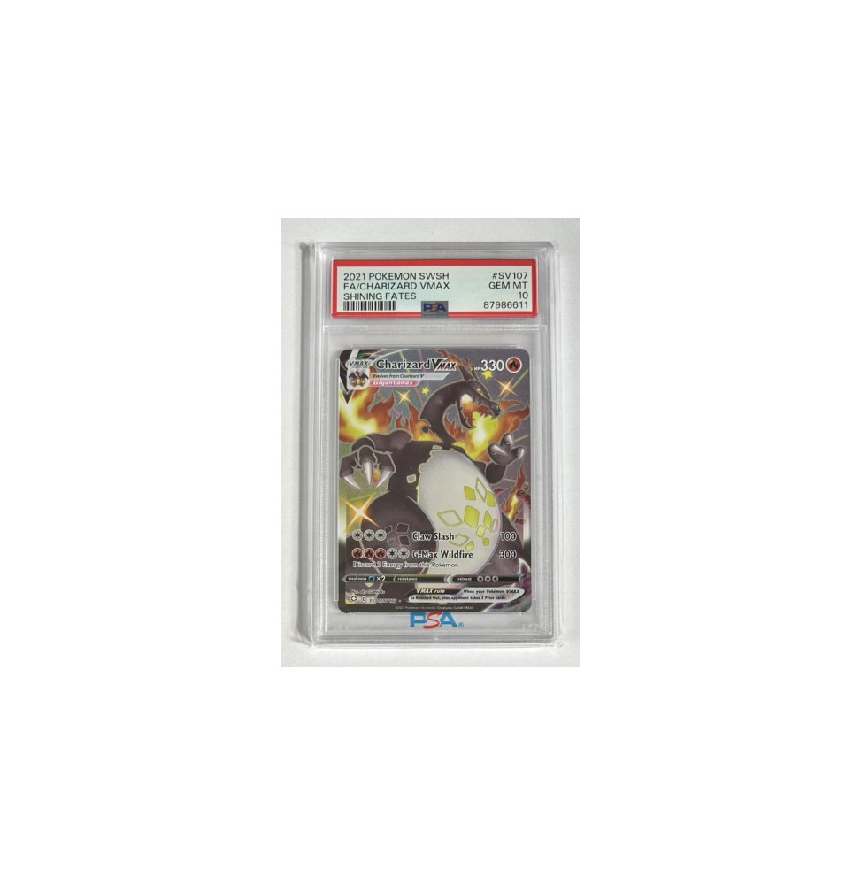 Pokémon Charizard VMAX Shining Fates/SV107/EN - PSA 10