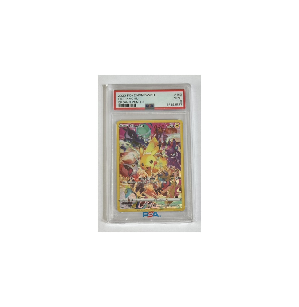 Pokémon Pikachu Crown Zenith/160/EN - PSA 9