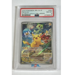 Pokémon Pikachu Scarlet&Violet/001/JPN - PSA 8