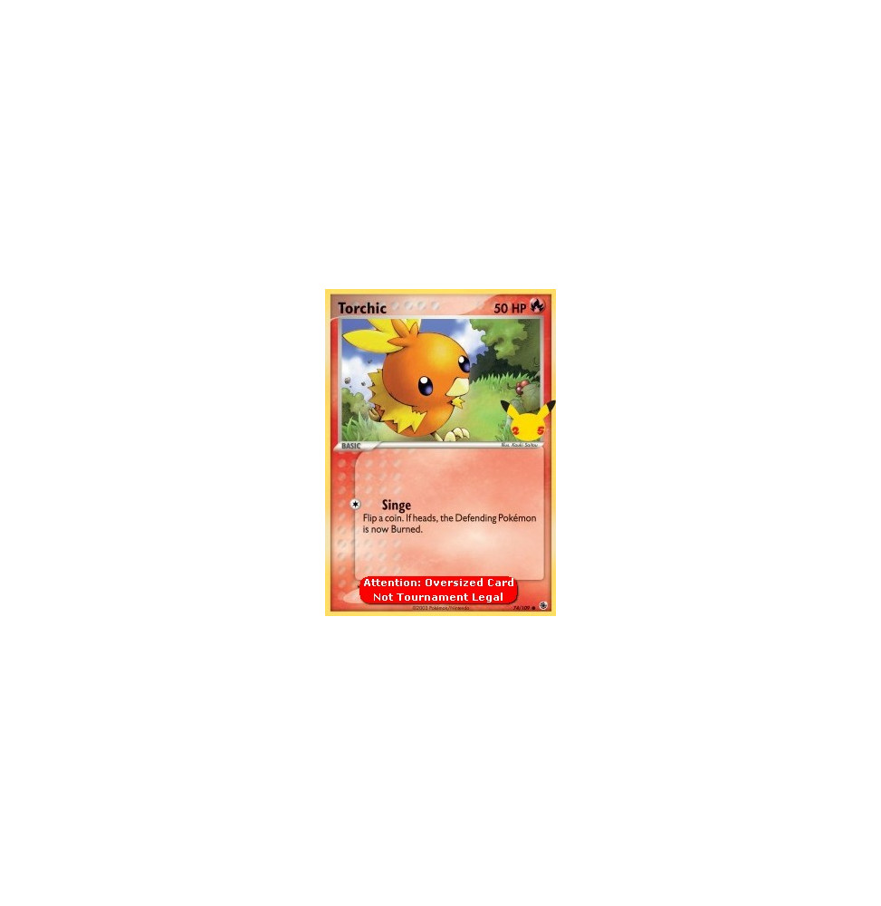 Torchic (RS 74) - JUMBO KARTA