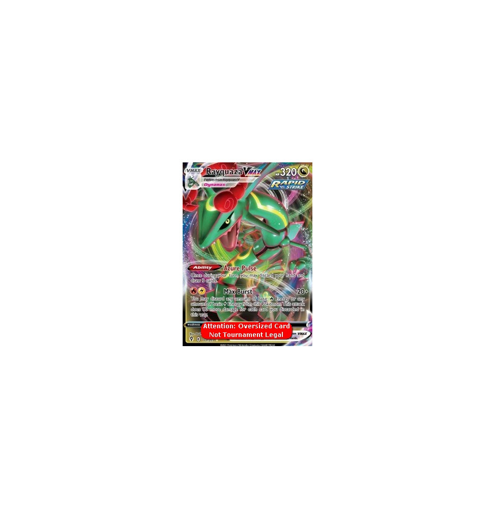 Rayquaza VMAX (EVS 111) - JUMBO KARTA