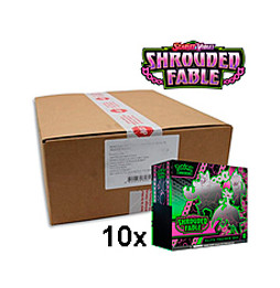 Karetní hra Pokémon TCG: Scarlet & Violet Shrouded Fable - 10 x Elite Trainer Box - SEALED CASE