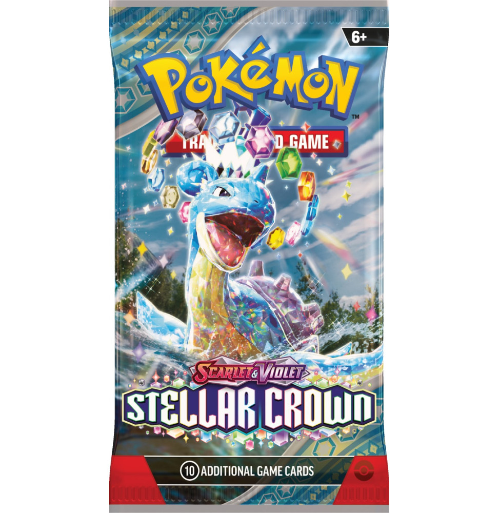 Karetní hra Pokémon TCG: Scarlet & Violet Stellar Crowwn - Booster (10 karet)