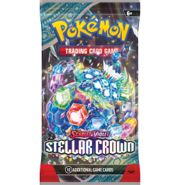 Karetní hra Pokémon TCG: Scarlet & Violet Stellar Crowwn - Booster (10 karet)