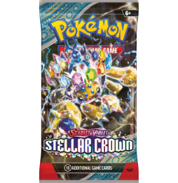 Karetní hra Pokémon TCG: Scarlet & Violet Stellar Crowwn - Booster (10 karet)