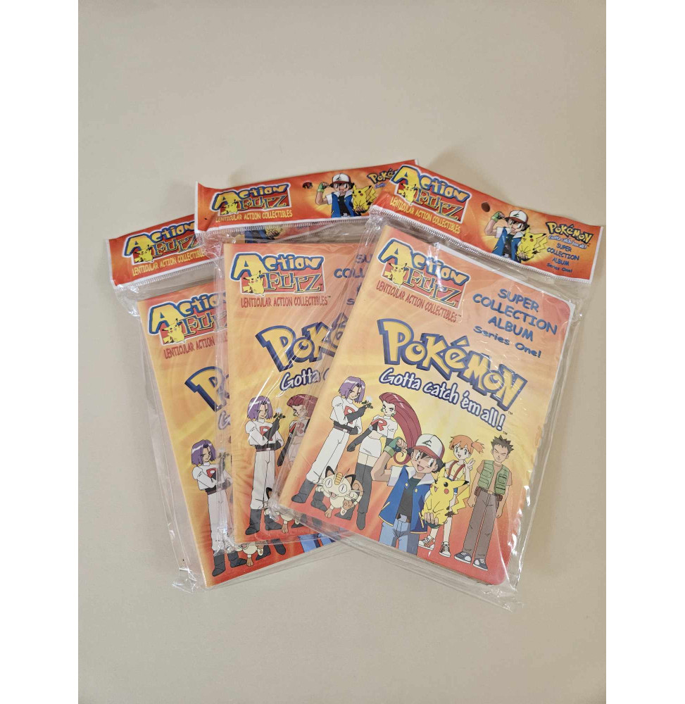 Vintage Pokémon Action Flipz Super Collection Album