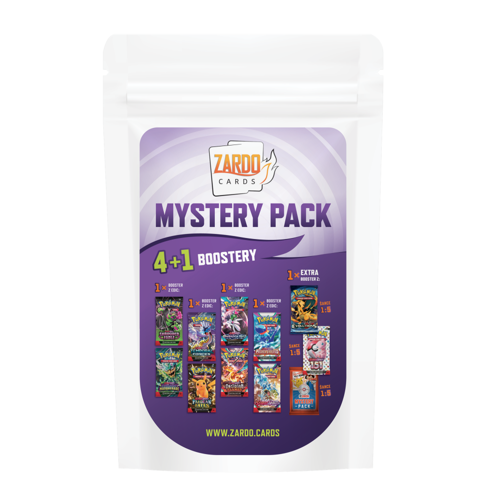 MYSTERY BOOSTER PACK č.6 (4 BOOSTERY +1 BONUSOVÝ BOOSTER)