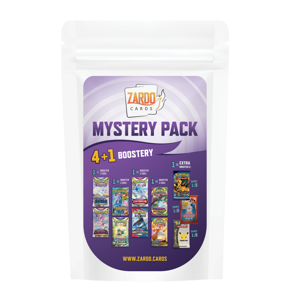 MYSTERY BOOSTER PACK č.8 (4 BOOSTERY +1 BONUSOVÝ BOOSTER)