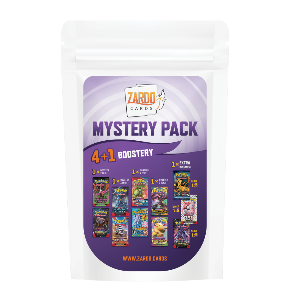 MYSTERY BOOSTER PACK č.9 (4 BOOSTERY +1 BONUSOVÝ BOOSTER)