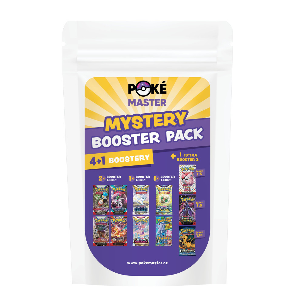 MYSTERY BOOSTER PACK č.3 (4 BOOSTERY +1 BONUSOVÝ BOOSTER)