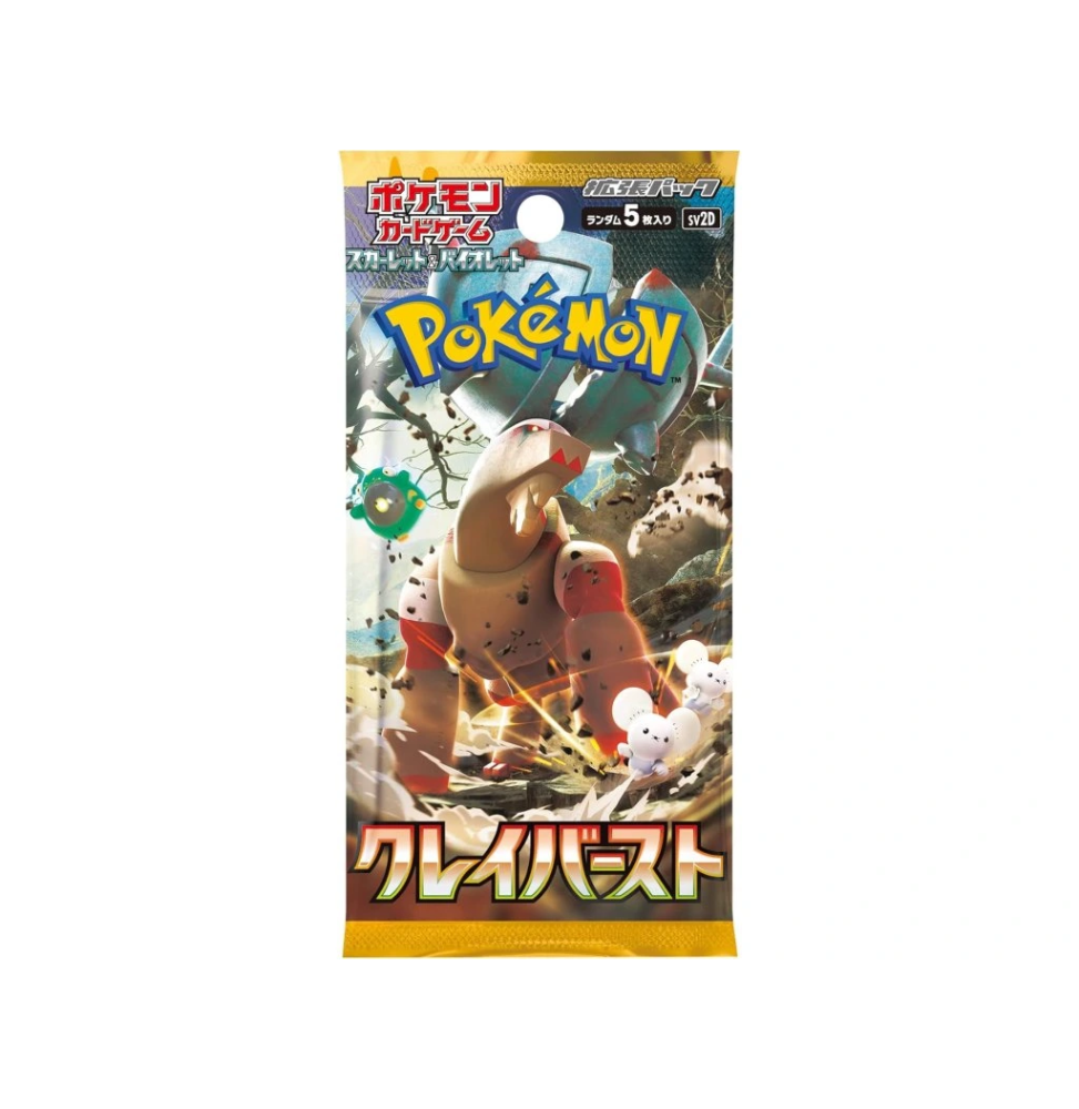 Karetní hra Pokémon TCG: Clay Burst Booster - japonský