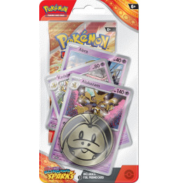 Karetní hra Pokémon TCG: Scarlet & Violet - Surging Sparks Premium Checklane Blister booster (Alakazam)