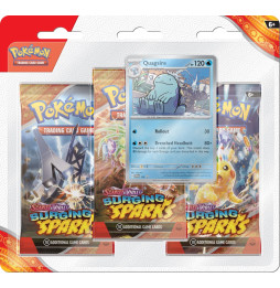 Karetní hra Pokémon TCG: Scarlet & Violet - Surging Sparks 3-Pack Blister booster (Quagsire)