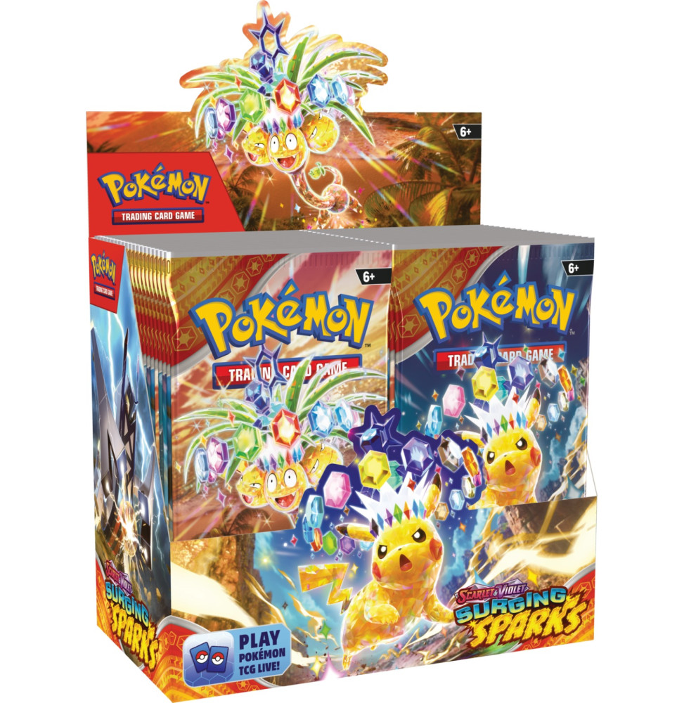 Karetní hra Pokémon TCG: Scarlet & Violet - Surging Sparks Booster Box (36 boosterů)