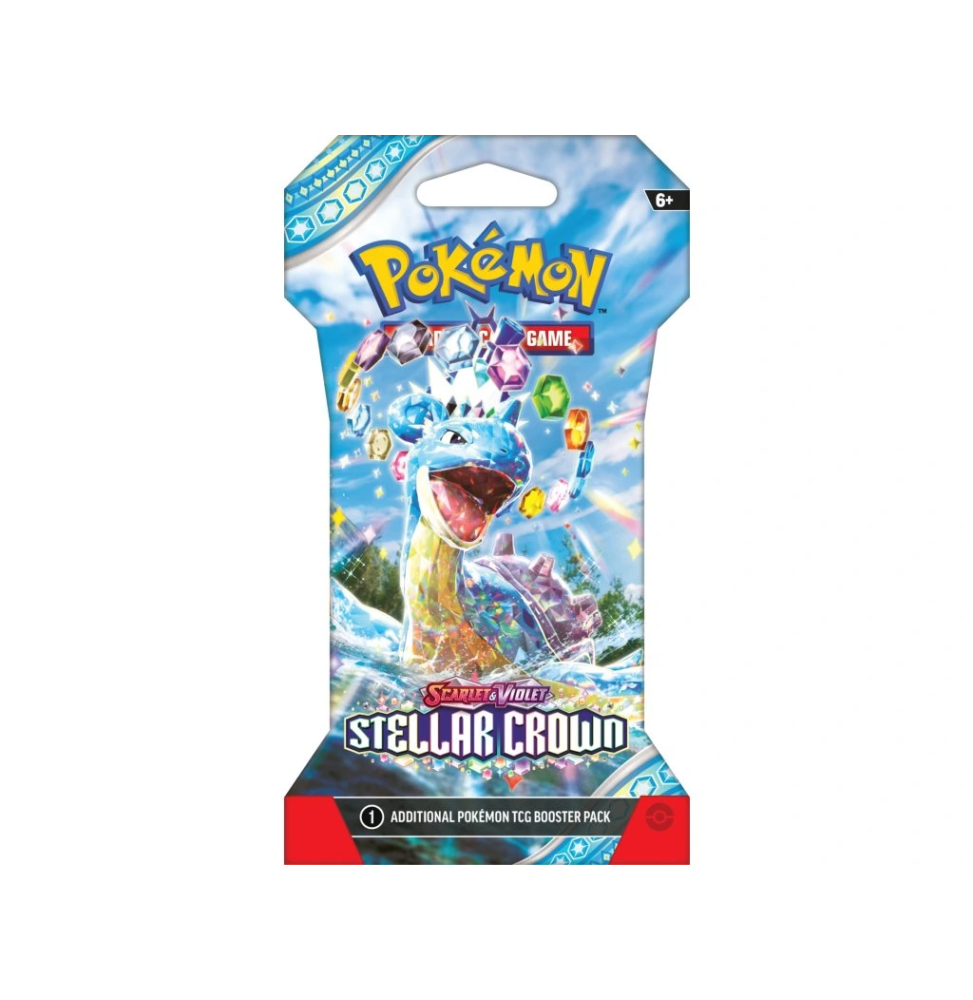 Karetní hra Pokemon TCG: Stellar Crown booster pack sleeved