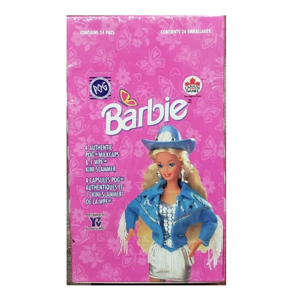 Barbie World POG Federation WPF Canada1995 - sealed box