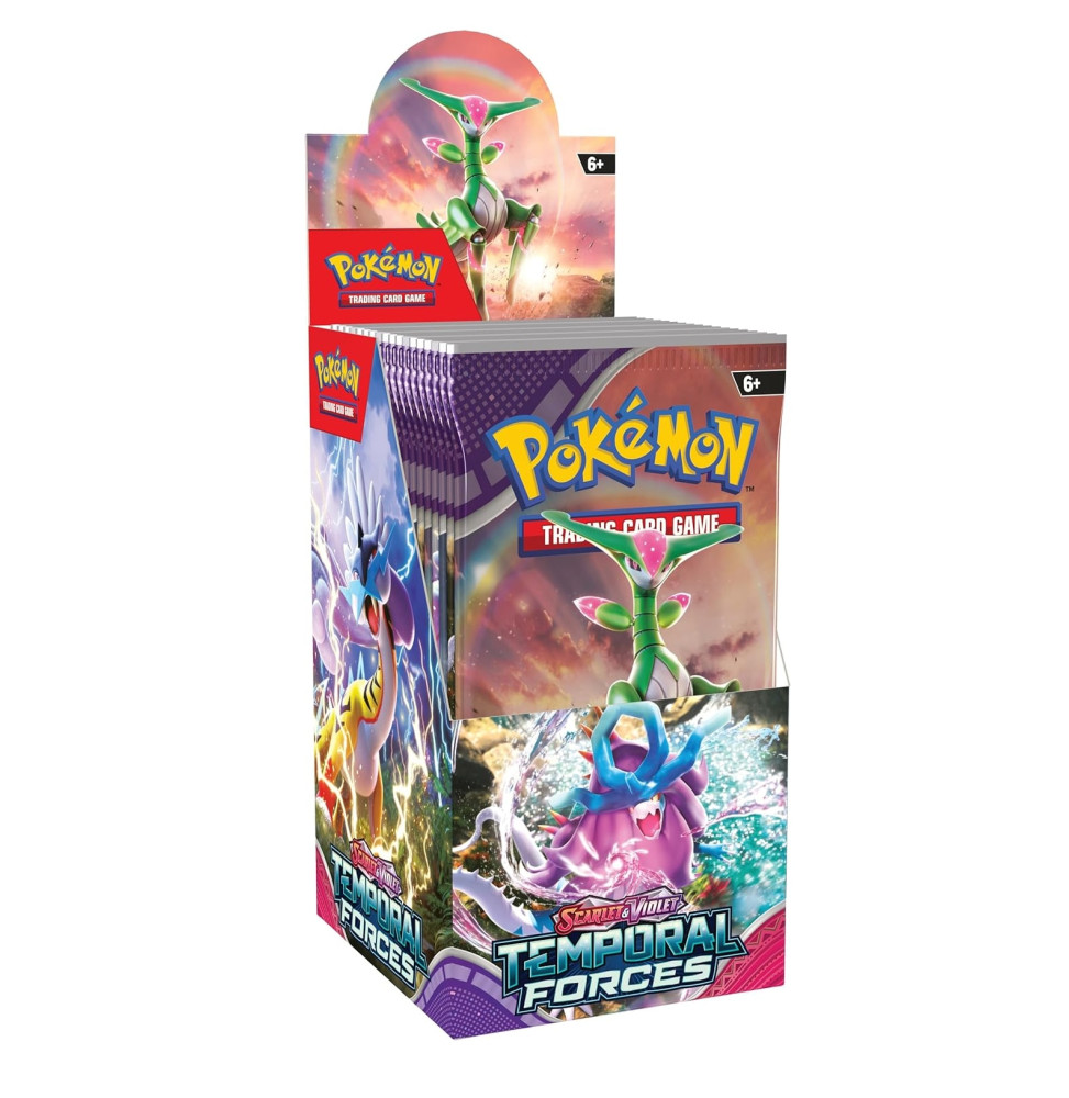 Karetní hra Pokémon TCG - Temporal Forces Booster Box poloviční