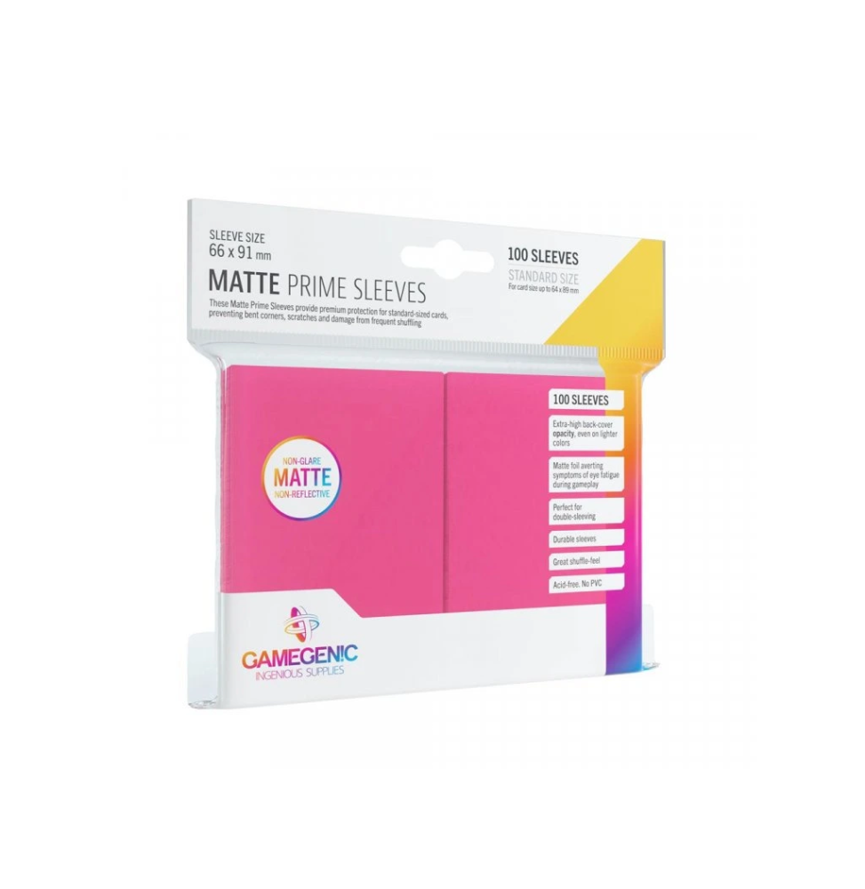 Obaly na karty - Gamegenic Matte Prime Pink