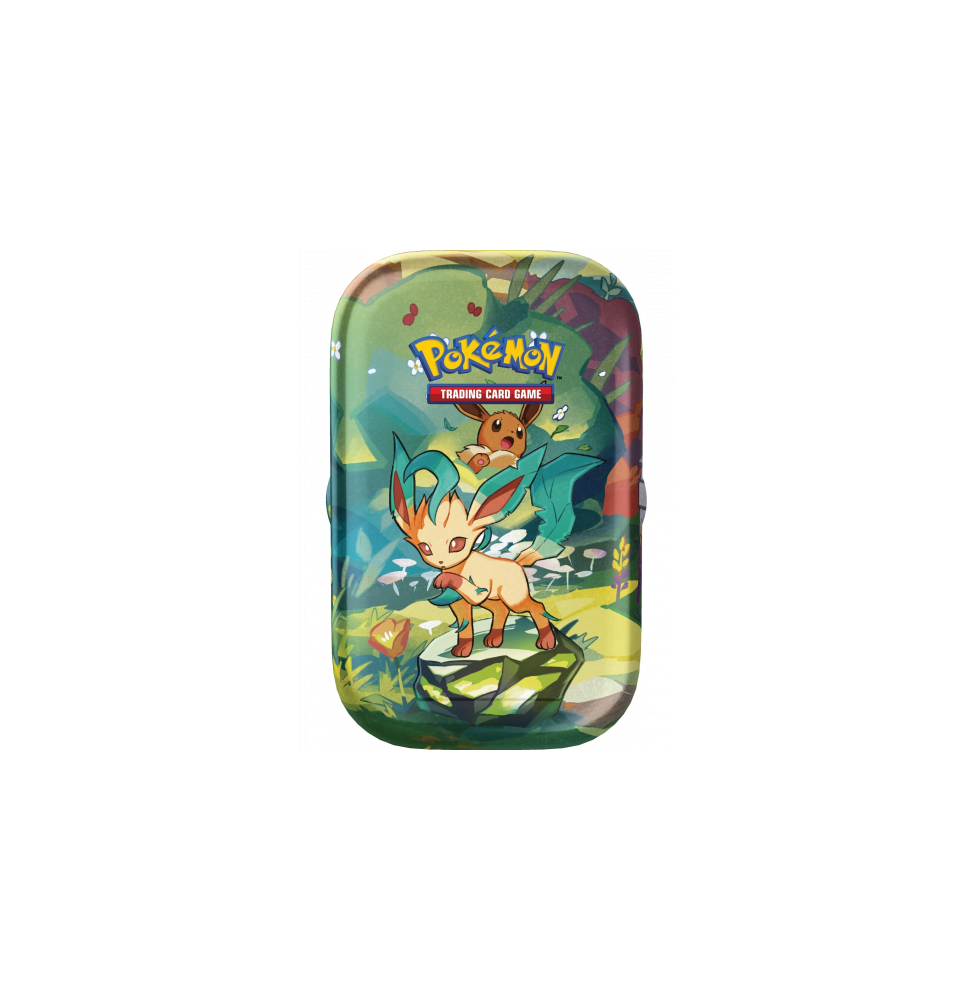 Karetní hra Pokémon TCG: Scarlet & Violet Prismatic Evolutions - Mini Tin: Leafeon