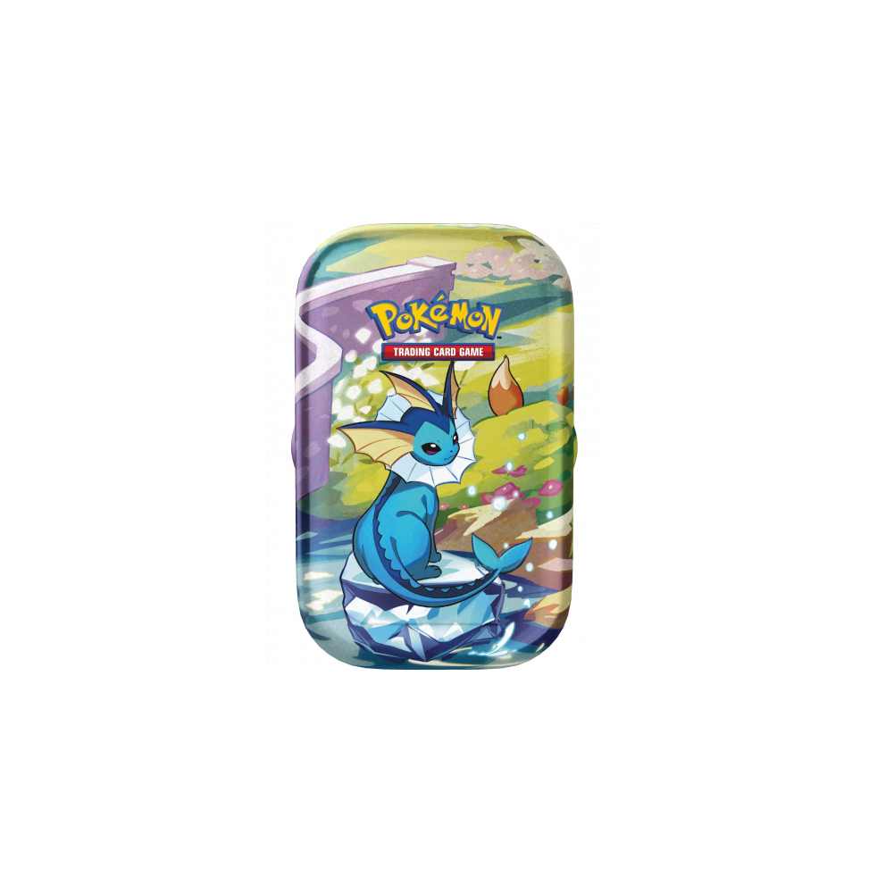 Karetní hra Pokémon TCG: Scarlet & Violet Prismatic Evolutions - Mini Tin: Vaporeon