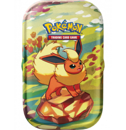 Karetní hra Pokémon TCG: Scarlet & Violet Prismatic Evolutions - Mini Tin: Flareon