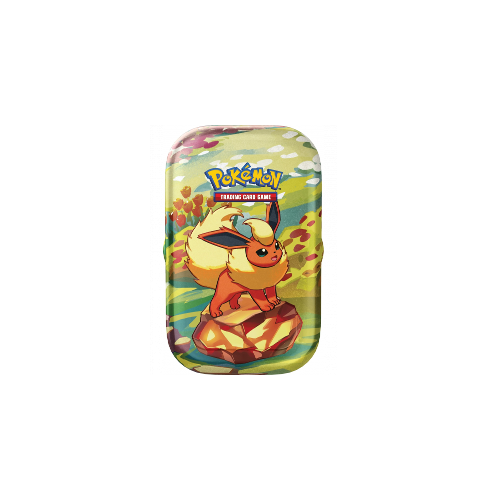 Karetní hra Pokémon TCG: Scarlet & Violet Prismatic Evolutions - Mini Tin: Flareon